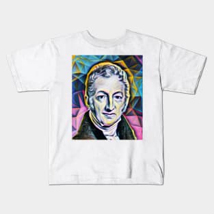 Thomas Robert Malthus Portrait | Thomas Robert Malthus Artwork 10 Kids T-Shirt